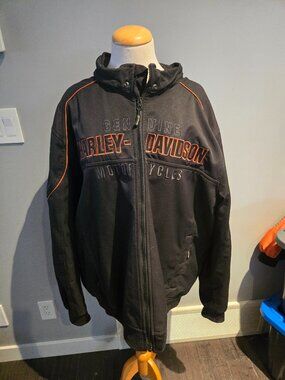 Harley-Davidson Genuine Motor Clothes Jacket | 2XL | Black/Orange